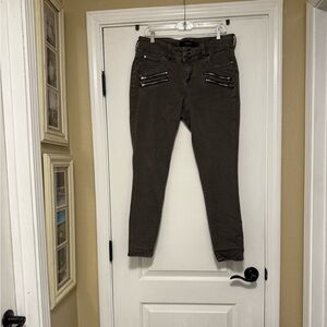 Gray Torrid sz 14 zipper really cute jeggings jeans/